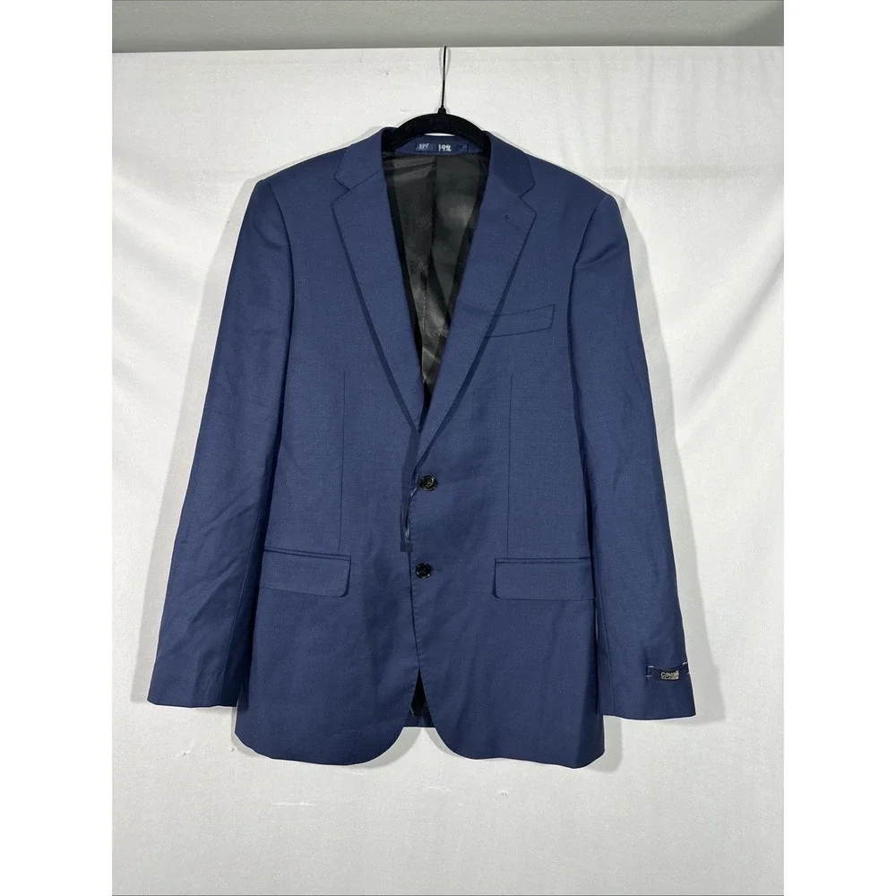 NEW Cavalli Class [ 48/42 ] Slim Fit Wool Suit‎ Jacket in Shinny Blue #U1903